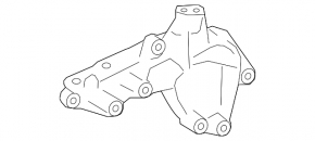 Suport motor dreapta pentru perna Lexus RX350 RX450h 16-22 pe motor