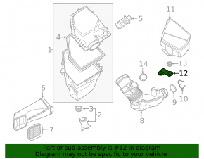 Кронштейн резонатора BMW X3 G01 18-24 2.0T
