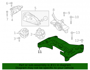 Suport cutie de viteze pentru BMW X3 G01 19- 2.0T RWD