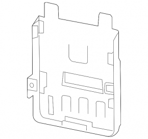 Корпус блока ECU компьютер двигателя Chevrolet Malibu 18-23 1.5T нижняя часть