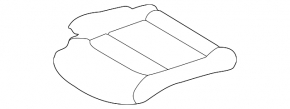 Задний ряд сидений 2 ряд Mazda CX-5 17-18 кожа серая