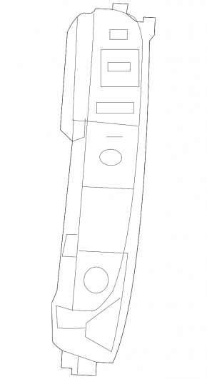 Bloc de butoane consola centrala dreapta Mercedes W213 E 17-20 fara perdele spate