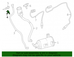 Клапан абсорбера паров топлива BMW 3 G20 21-26 plug-in