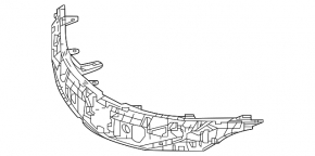 Кронштейн решетки радиатора grill Toyota Sienna 21-26