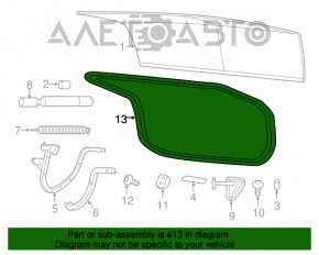 Уплотнитель крышки багажника Chrysler 300 11-23