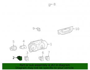 Кнопка открытия багажника Toyota Avalon 13-18