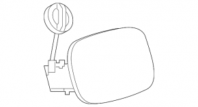 Корпус лючка бензобака Mercedes A-class V177 19-22