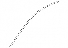 Molura usii fata stanga sus Mercedes Clasa C W205 15-21 cromata cu garnitura din sticla