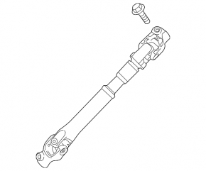 Рулевой карданчик Mazda 3 14-18 BM