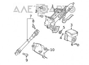 Рулевой карданчик Mazda 3 14-18 BM