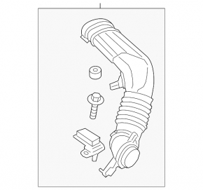 Корпус map sensor Ford Escape MK3 13-13 2.0 без датчика и патрубка