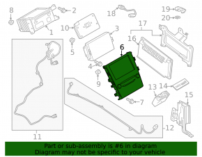 Панель управления радио Ford Fusion mk5 13-15 SYNC 2