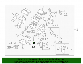 Клапан печки кондиционера Mazda CX-7 06-12