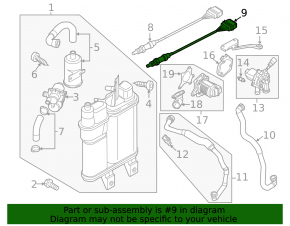 Лямбда-зонд второй VW Beetle 13-19 1.8T, 2.0T