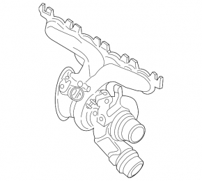 Турбина в сборе с коллектором BMW 2 G42 22-26 2.0T B46 B48