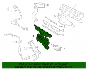Турбина в сборе с коллектором BMW X3 G01 20-24 2.0T