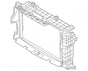 Deflector radiator Hyundai Palisade 20-22