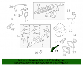 Arbore cardanic de direcție Lexus RX300 98-03