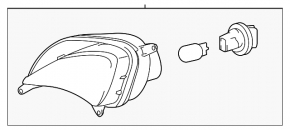 Поворотник правый Toyota Avalon 13-15
