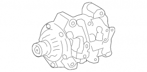 Компрессор кондиционера Lexus RX350 10-13