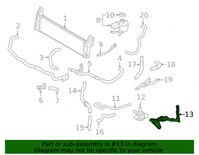Кронштейн насоса охлаждения инвертора Lexus RX450h 20-22