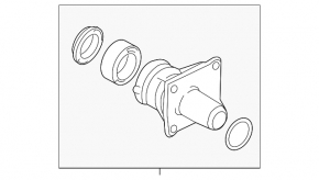 Опора переднего редуктора BMW 4 F32/33/36 17-20 B46