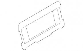 Рамка номерного знака двери багажника BMW 4 F32/33/36 14-20