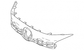 Ornament grilă superioară pentru Lexus RX350 RX350h RX450h 23-26, fabricat în Canada