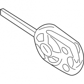 Ключ Ford C-max MK2 13-18 4 кнопки