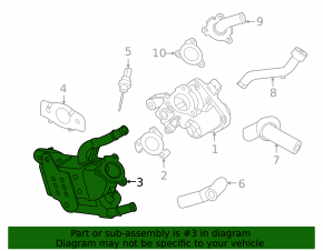 Охладитель EGR Kia K5 21-24 1.6T обломана шпилька