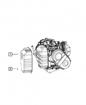 Крышка АКПП задняя Dodge Journey 11-15 3.6 FWD