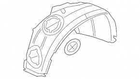 Подкрылок передний левый Mini Cooper Countryman R60 10-16