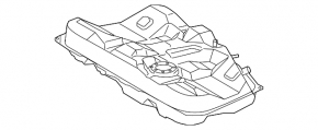 Топливный бак Toyota Solara 2.4 04-08
