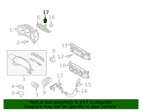 Датчик света в передней панели Mazda 6 14-21