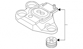 Кронштейн ABS АБС Audi A6 C8 19-25