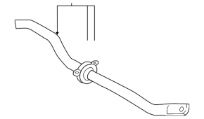 Stabilizator spate Audi Q7 16-22.5 mm nou original