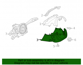 Обрамление рулевой колонки Audi Q8 19-26 черное, 2 части