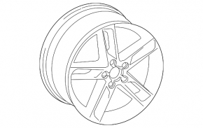 Диск колесный R19 Audi Q5 8R 13-17 8j et39 s-line