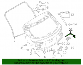 Cameră video spate Mazda 3 14-18 BM
