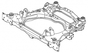 Подрамник передний Nissan Ariya 23-26
