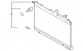Radiator de răcire apă Subaru Forester 19- SK nou aftermarket
