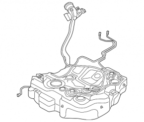 Топливный бак Audi A3 8V 15-19 FWD
