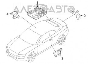 Body Comfort Control Module Audi A5 08-16