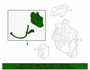 BODY CONTROL MODULE Hyundai Sonata 15-18