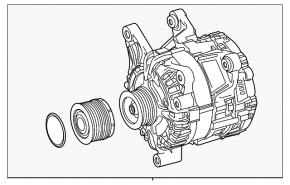 Генератор Mercedes A-class V177 19-22 M260