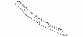 Ornamente cromate pentru bara față pentru Mercedes X247 GLB 20-23