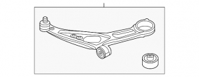 Рычаг нижний передний правый Ford Escape MK4 20-26