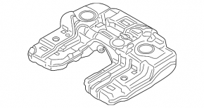 Топливный бак BMW X5 F15 14-18 N55, 4.4T