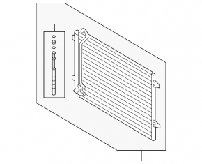 Condensator radiator aer conditionat VW CC 08-17 KOYORAD Japonia
