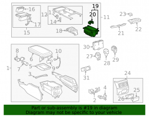 Подстаканник карман Lexus GS300 GS350 GS430 GS450h 06-11 под коричневое дерево, потерт